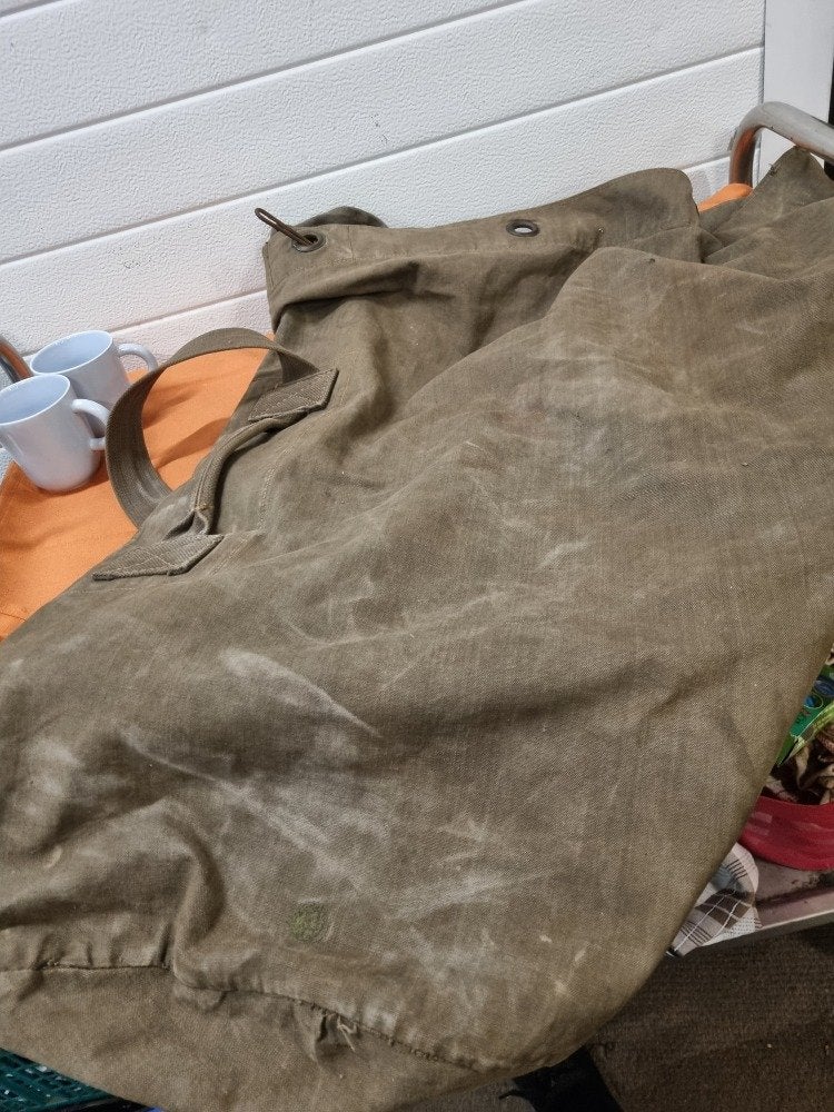 plunjezak plunjebaal leger duffelbag, Ophalen of Verzenden, 'T Olde Gre-j, Info@toldegrej.nl, Endepoelstraat 20f Didam