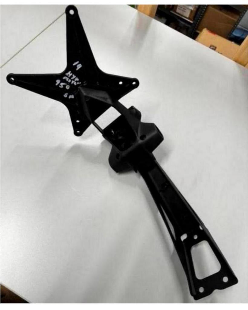 Ducati Hypermotard 950 kenteken houder SP RVE oem origineel, Motoren, Gebruikt, Ophalen of Verzenden, H, H