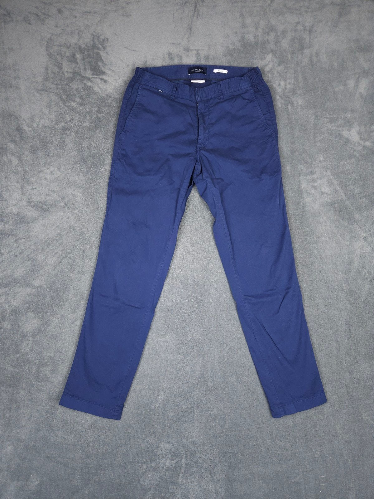 Mr Marvis The Longs W32 L30 Midnights Blauw Chino Broek

Sta, ., Ophalen of Verzenden, Zo goed als nieuw, Mr. Marvis