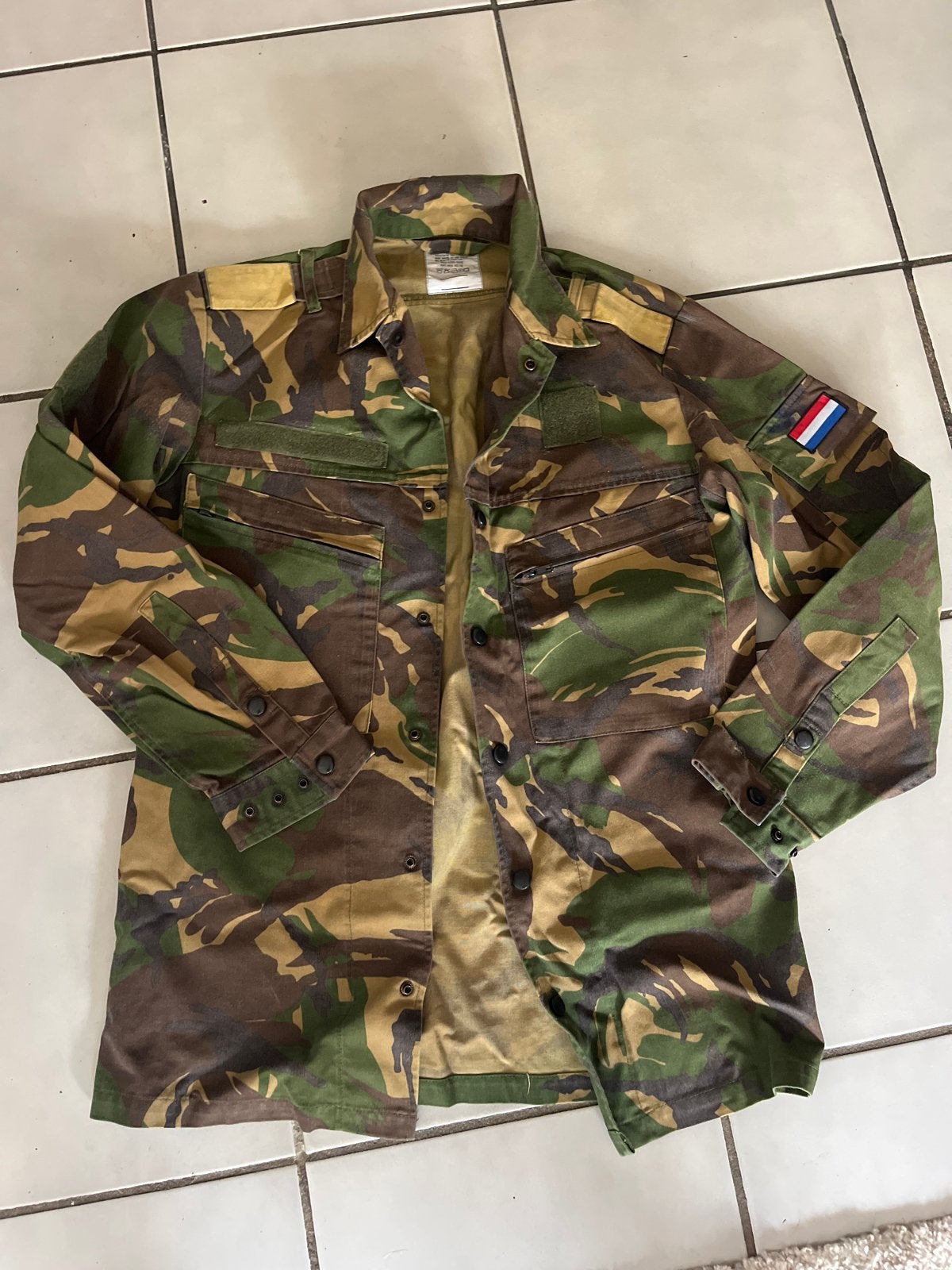 Nederlands Militair Camouflage Jack - Landmacht, Ophalen of Verzenden, Landmacht, Nederland, Kleding of Schoenen