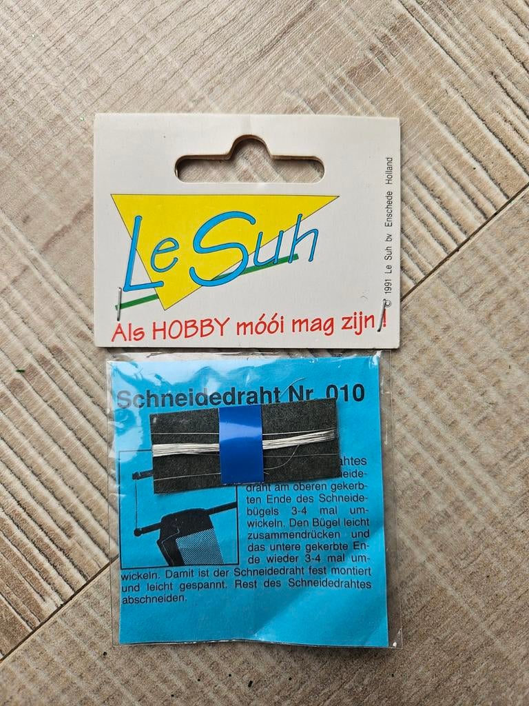 Le Suh Snijdraad Nr. 010 voor piepschuimsnijder, Ophalen of Verzenden, Nieuw