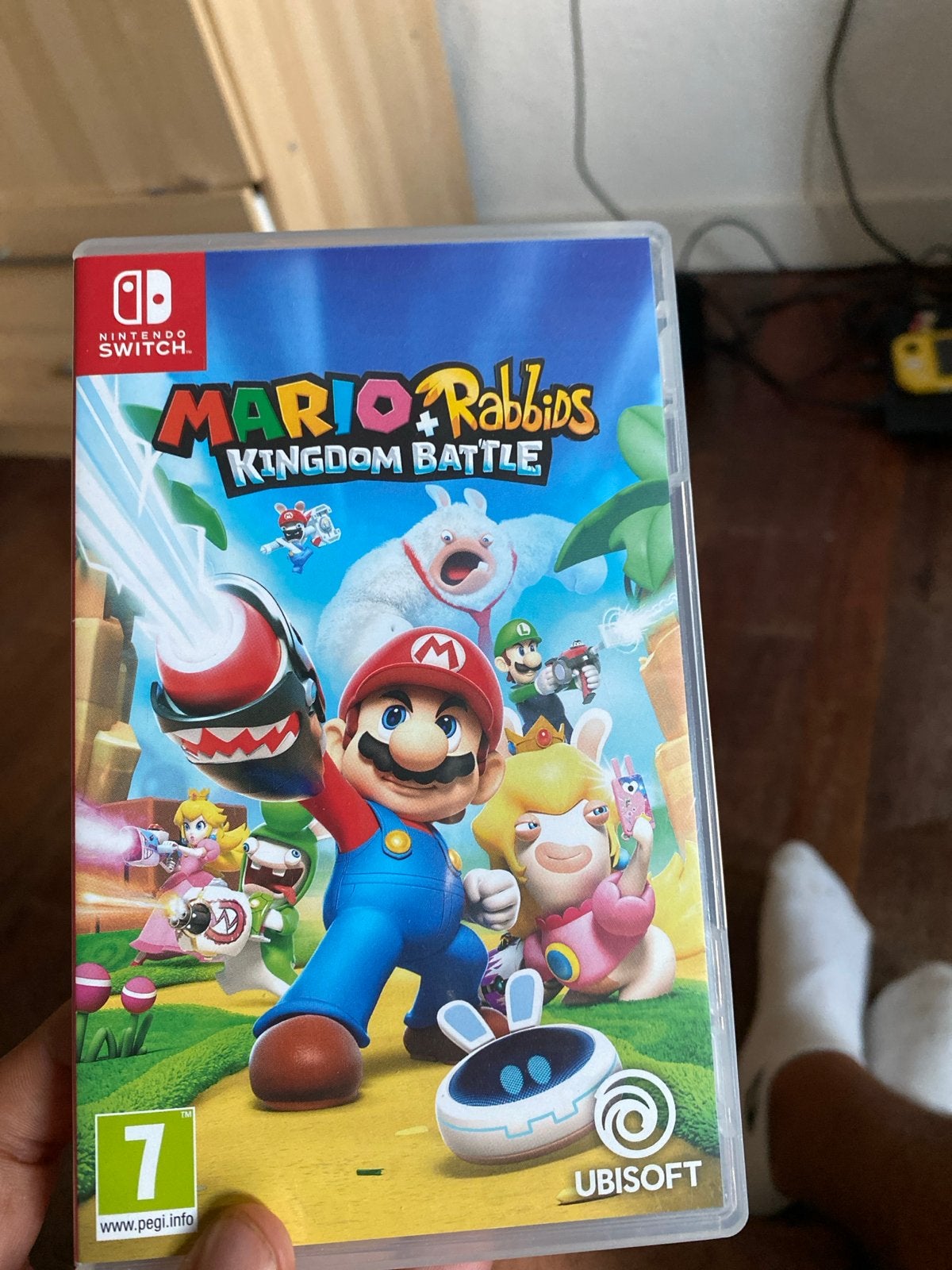 Mario + Rabbids Kingdom Battle Nintendo Switch, Ophalen, 1 speler, Zo goed als nieuw, Strategie en Constructie