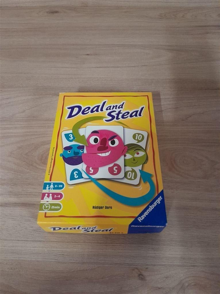 Deal and Steal kaartspel - s3627, Verzenden, Zo goed als nieuw