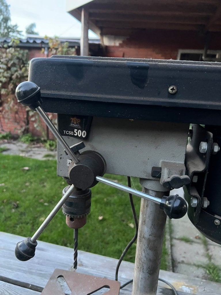 Topcraft TCSB 500 tafelboormachine, Doe-het-zelf en Verbouw, Ophalen, Gebruikt, 600 watt of meer, Kolomboormachine