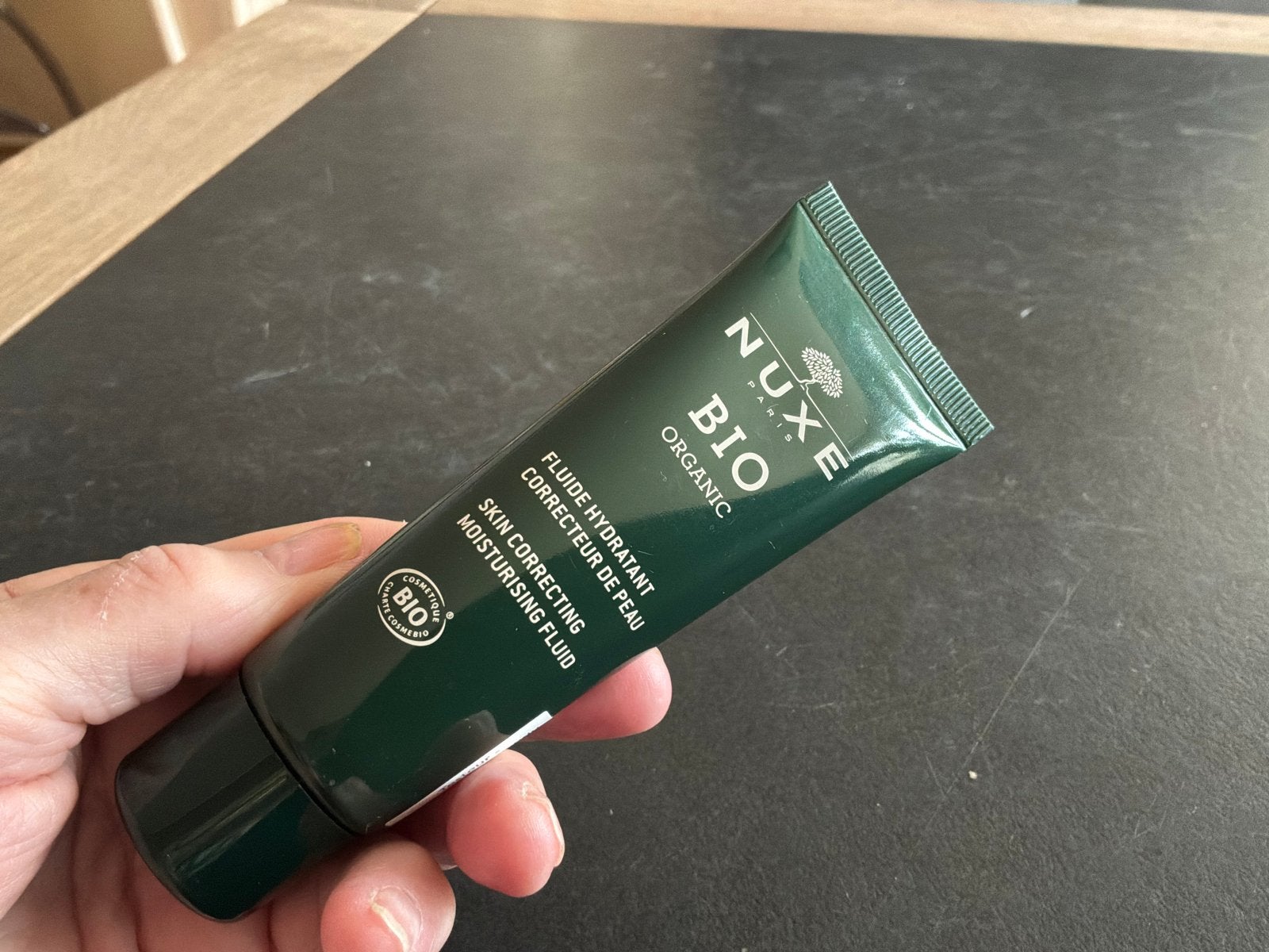 NUXE BIO Organic Skin Correcting Moisturising Fluid, Ophalen of Verzenden, Nieuw, Gehele gezicht, Verzorging