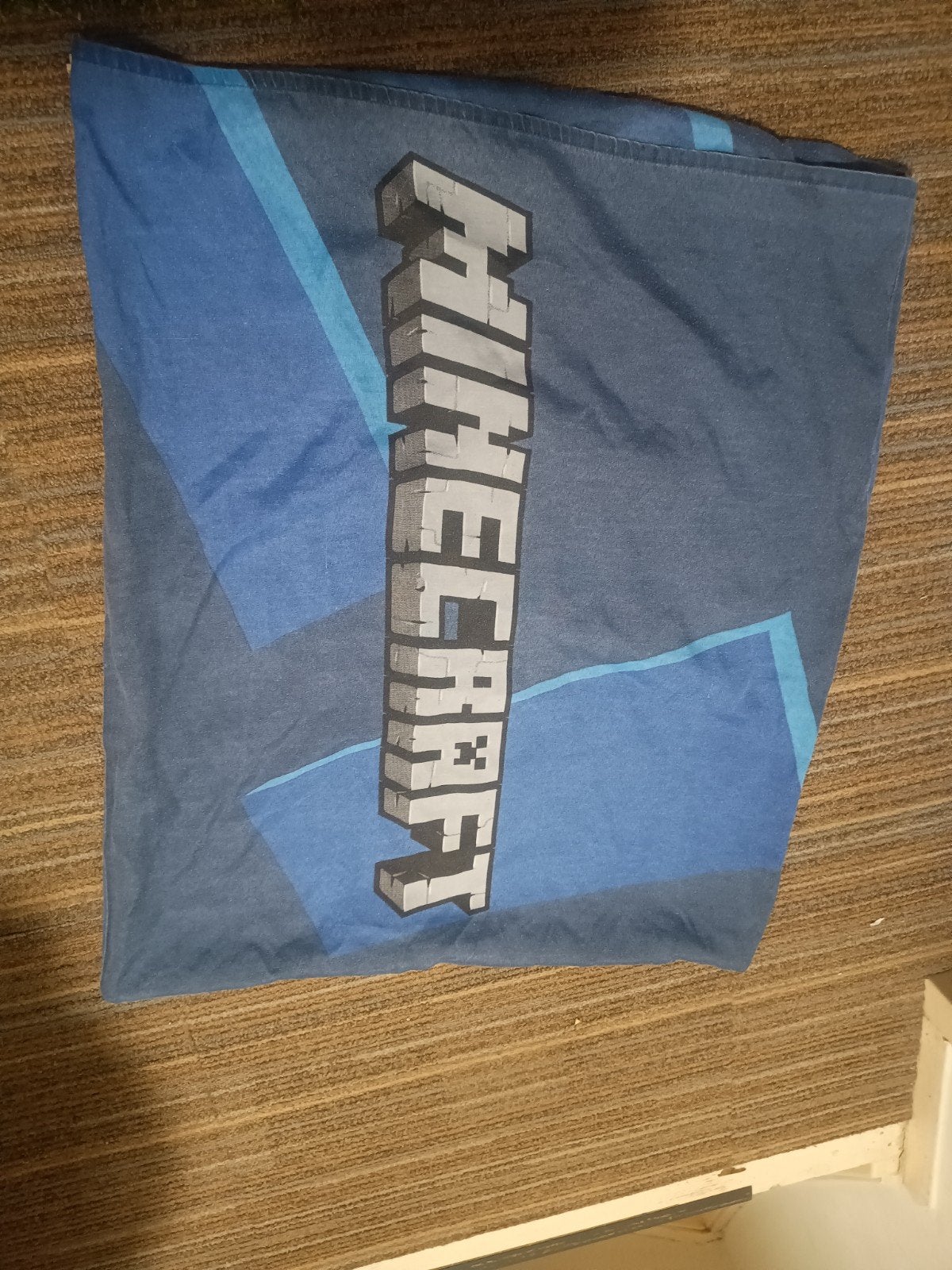 2 Minecraft dekbedovertrekken, Gebruikt, Meerkleurig, Dekbedovertrek, Ophalen of Verzenden