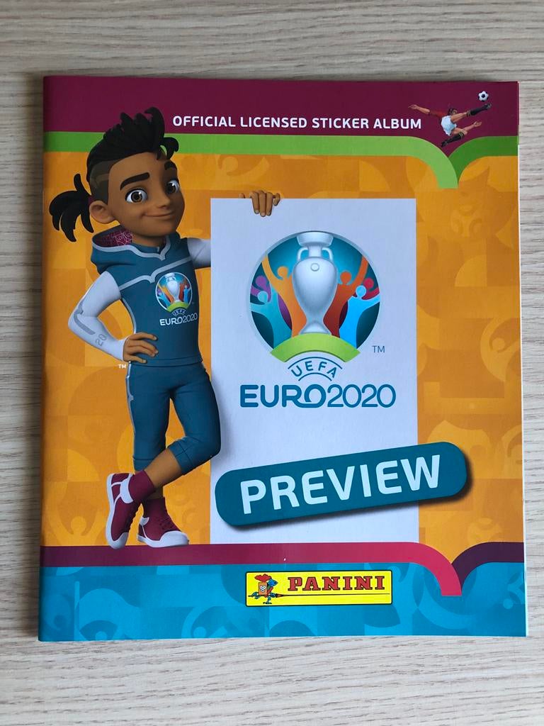 Panini EK 2021 Preview leeg album, Ophalen of Verzenden, Nieuw, Buitenlandse clubs, Poster, Plaatje of Sticker