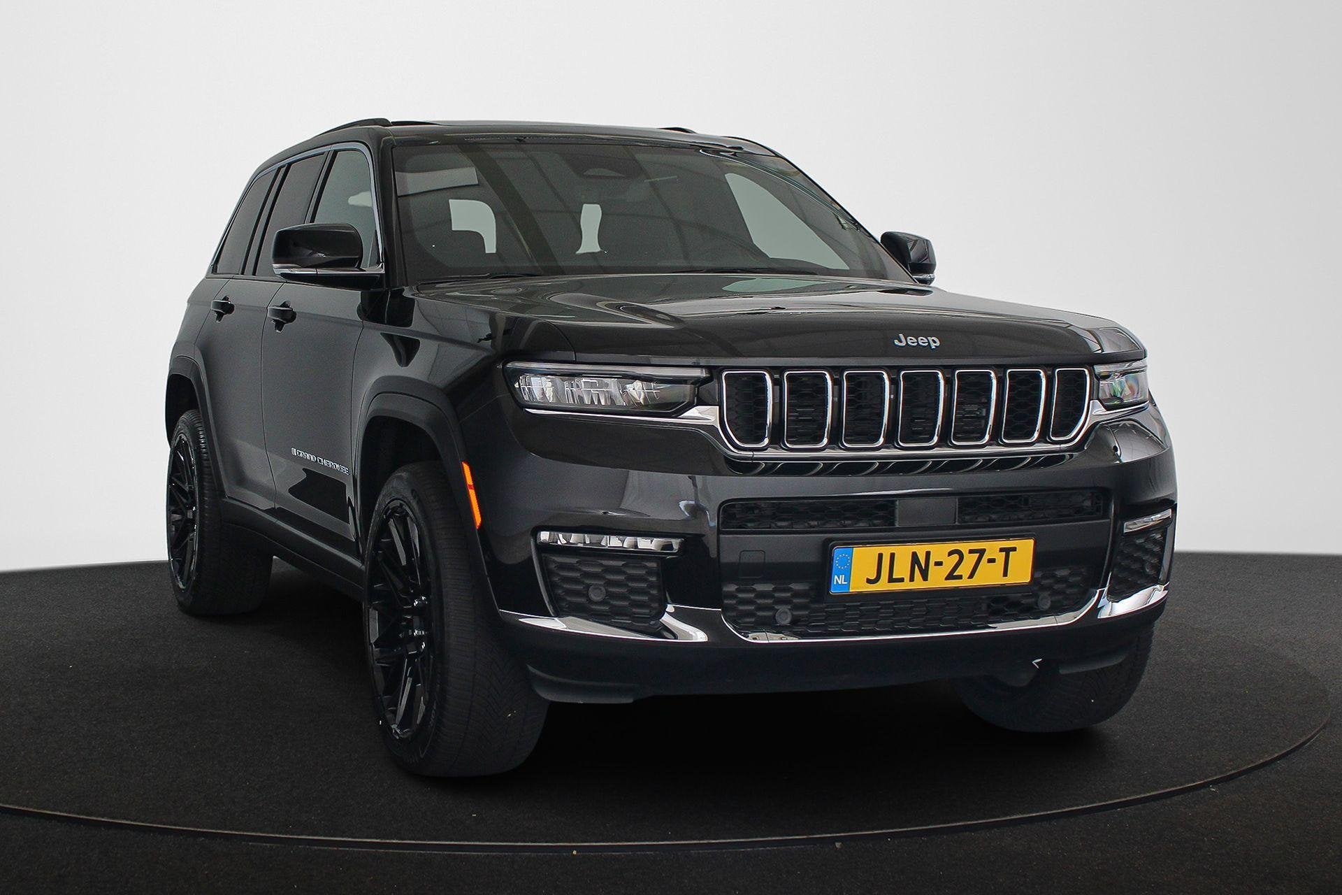 Jeep Grand Cherokee 2.0 380pk Limited 4xe / 22'' Black / Pan, Auto's, Automaat, Euro 6, 4 cilinders, Zwart
