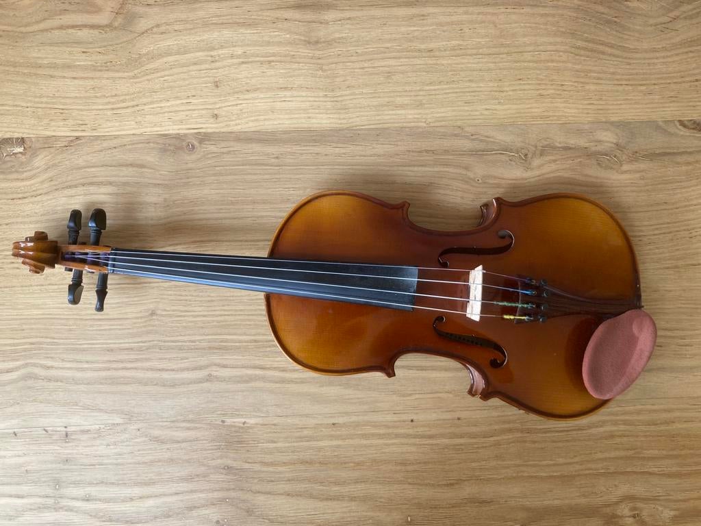 3/4 viool met strijkstok, koffer en kinsteun, Muziek en Instrumenten, Strijkinstrumenten | Violen en Altviolen, Ophalen, Gebruikt