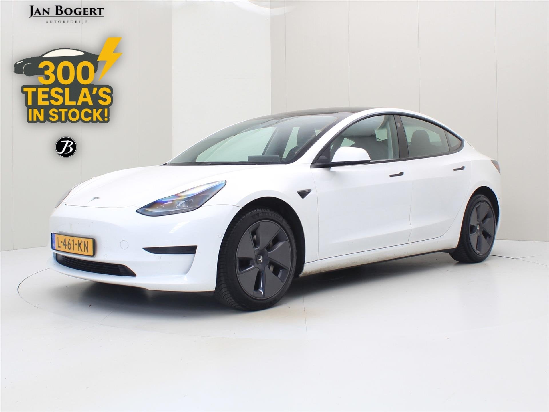 Tesla Model 3 Standard RWD Plus FACELIFT 90% SoH [ LFP-ACCU+, Auto's, Automaat, Gebruikt, Zwart, Wit