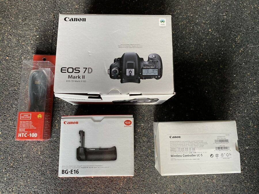 Canon EOS 7D Mark II in topstaat, originele verpakking (OVP), Ophalen of Verzenden, Zo goed als nieuw, Canon, Geen optische zoom