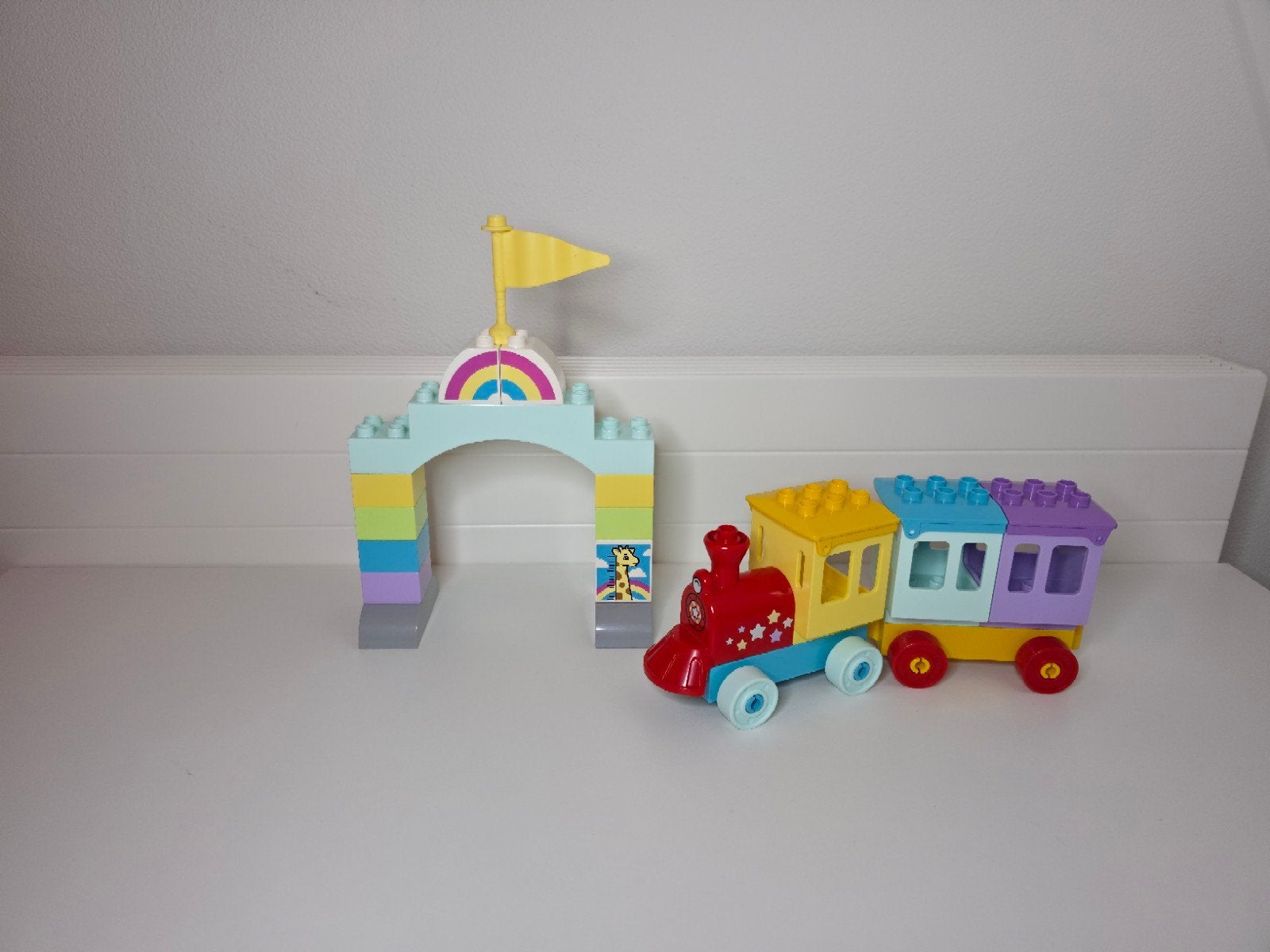 LEGO Duplo Treintje en toegangspoort uit set 10956, Kinderen en Baby's, Speelgoed | Duplo en Lego, Ophalen of Verzenden, Zo goed als nieuw