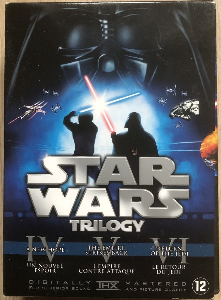 STAR WARS - STAR WARS TRILOGY - BOXSET - 3 DVD'S, Verzamelen, Star Wars, Ophalen of Verzenden, Zo goed als nieuw, Overige typen