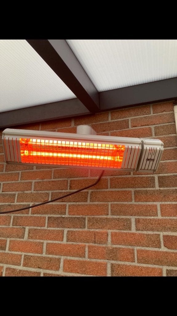 Terras Heater van Eurom, Tuin en Terras, Terrasverwarmers, Ophalen, Gebruikt, Elektrisch, Wand