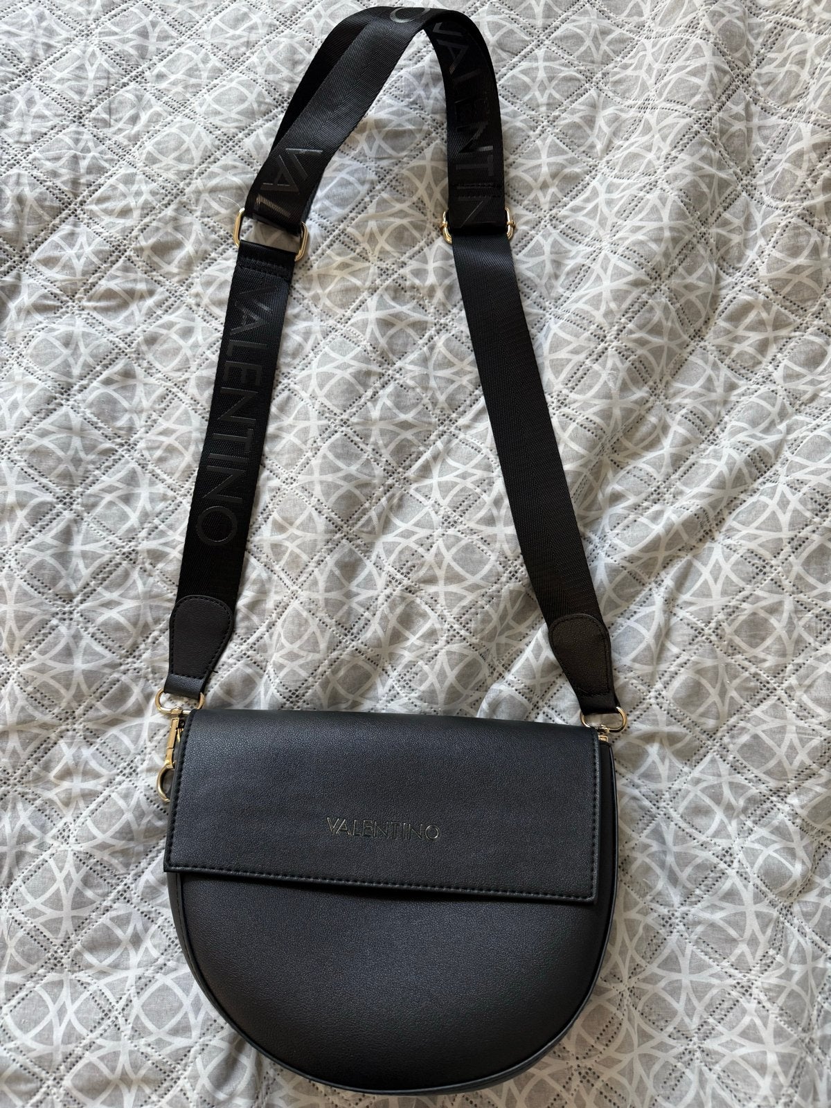 Valentino by Mario Valentino schoudertas zwart, Ophalen of Verzenden, Zo goed als nieuw, Zwart, Overige merken