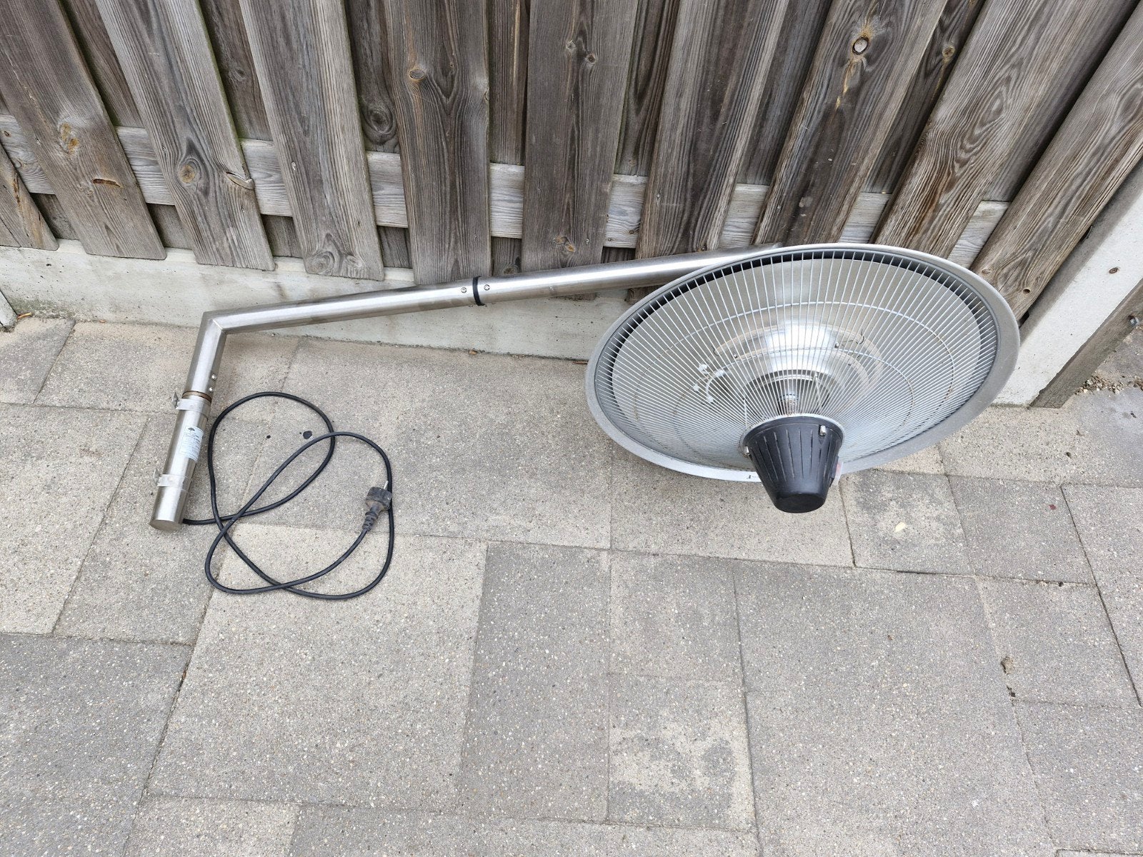 terras verwarming, Ophalen