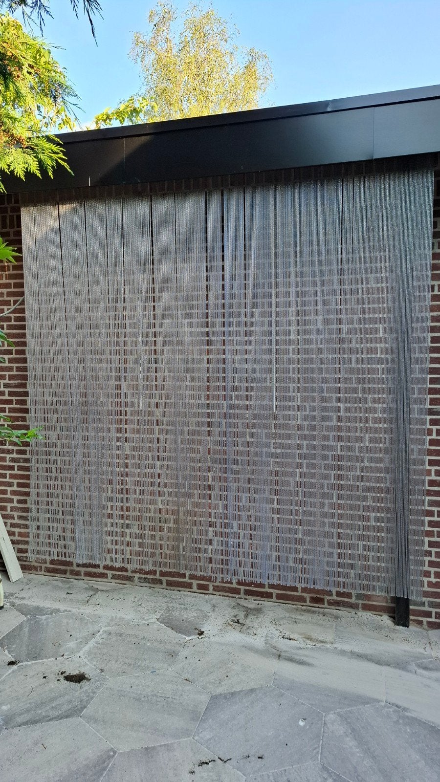 Vliegengordijn kunstof, Ophalen, Overige typen, 450 cm of meer, Zo goed als nieuw