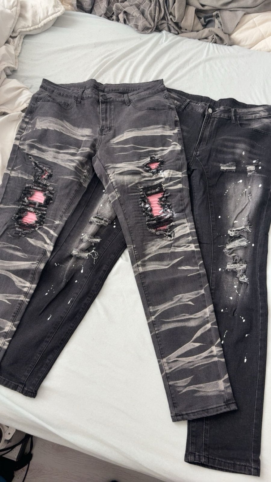 Slim fit jeans maat34, Kleding | Dames, Spijkerbroeken en Jeans, Ophalen, Zo goed als nieuw, Zwart, W33 - W36 (confectie 42/44)