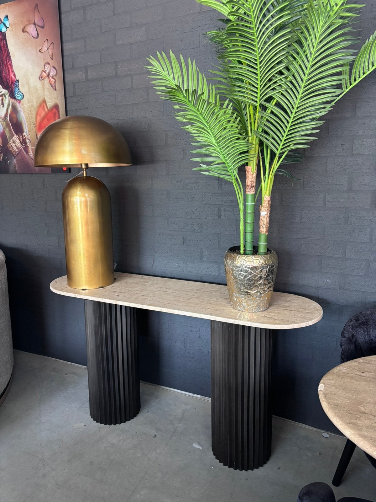 Console Hampton Richmond interiors, Ophalen, Zo goed als nieuw, 25 tot 50 cm, Rechthoekig