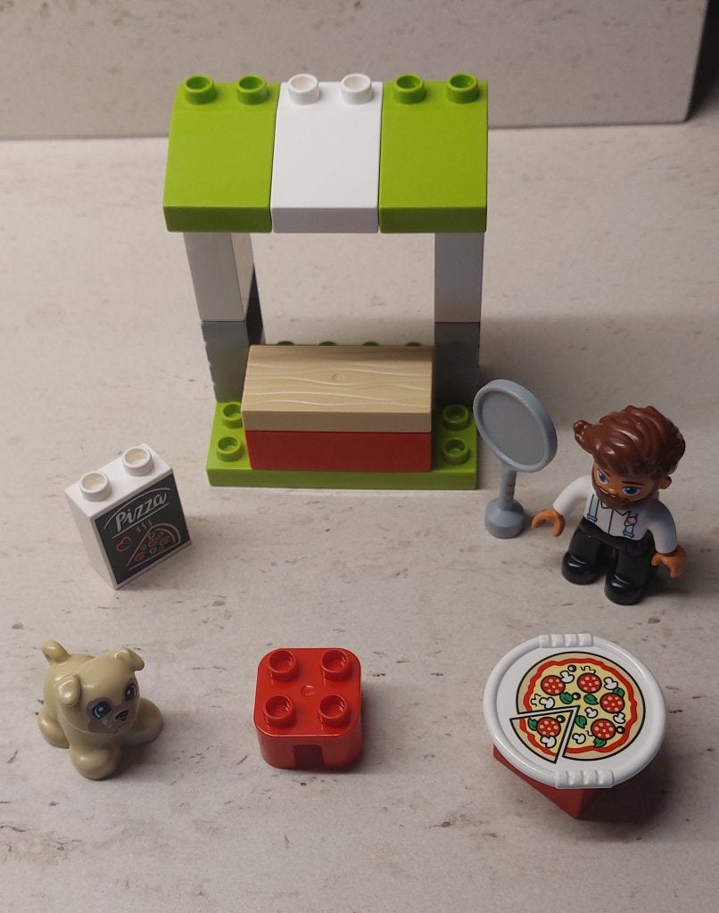 duplo pizzabakker 10927 - compleet met doosje, Kinderen en Baby's, Compleet, Ophalen of Verzenden, Zo goed als nieuw, Duplo