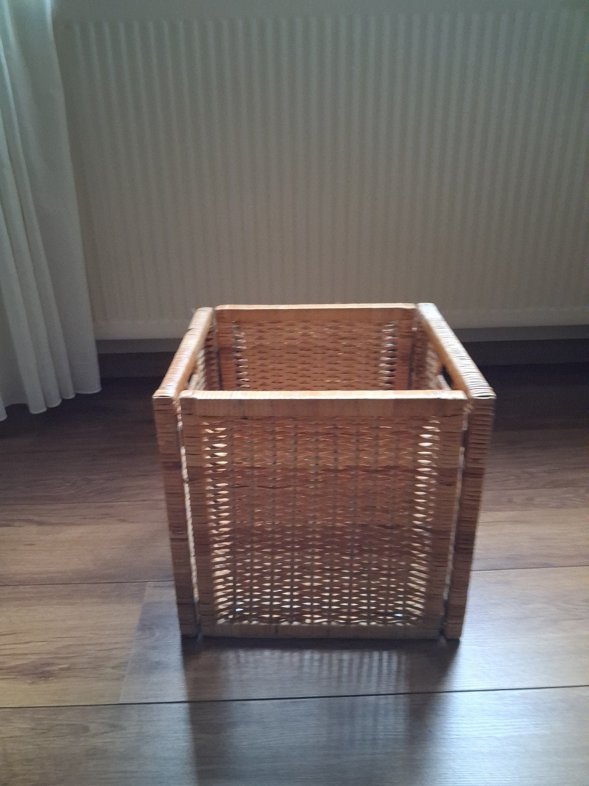 4 rieten manden van IKEA 5 euro per stuk, Ophalen, Gebruikt, Mand, Vierkant