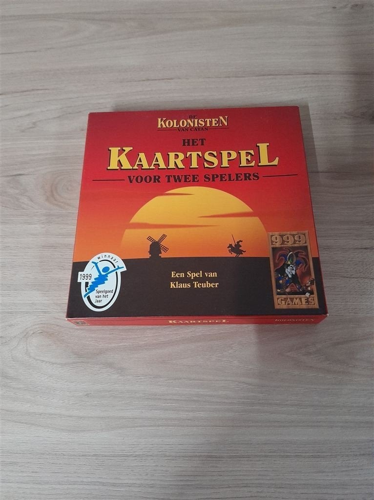 Kolonisten van catan het kaartspel - 999 games - s3127, Verzenden, Zo goed als nieuw