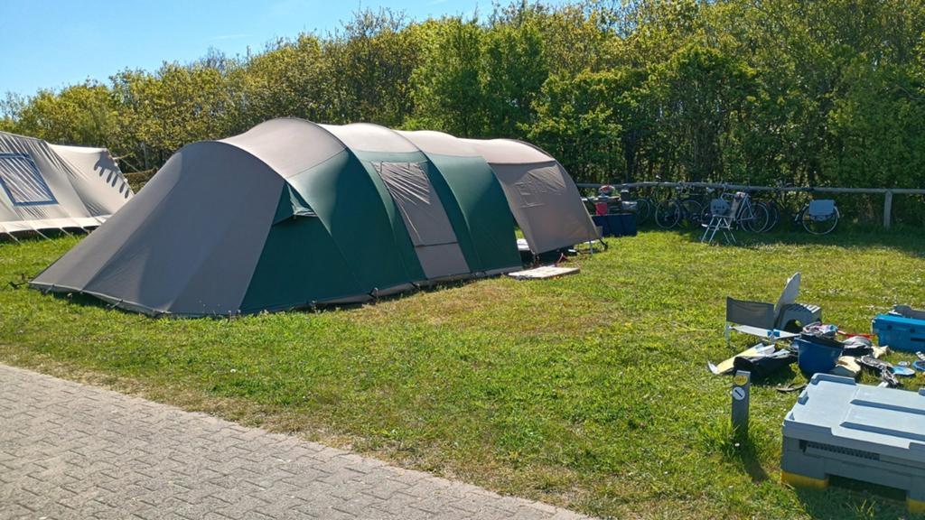 Falco Zeearend 6 tunneltent, 3 slaapcabines, Caravans en Kamperen, Tenten, Ophalen, Gebruikt, Tot en met 6