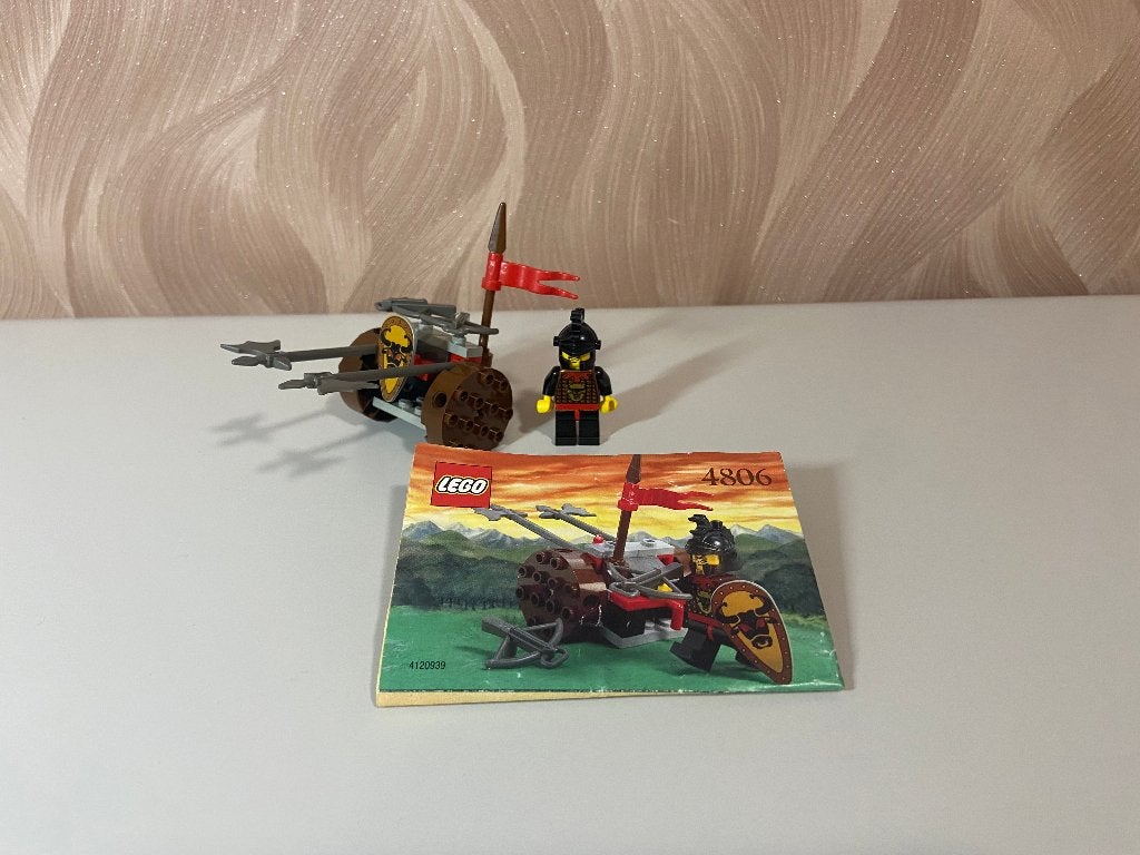Lego - Castle - 4806 - Axe Cart - compleet, Compleet, Gebruikt, Lego, Ophalen of Verzenden