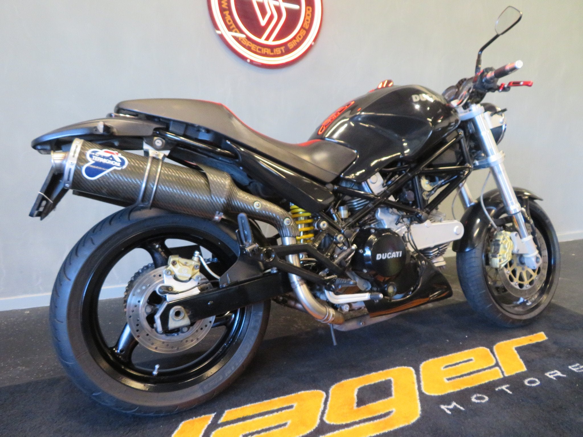 Ducati MONSTER 620I DARK TERMIGNONI! (bj 2002), Bedrijf, 620 cc, Naked bike