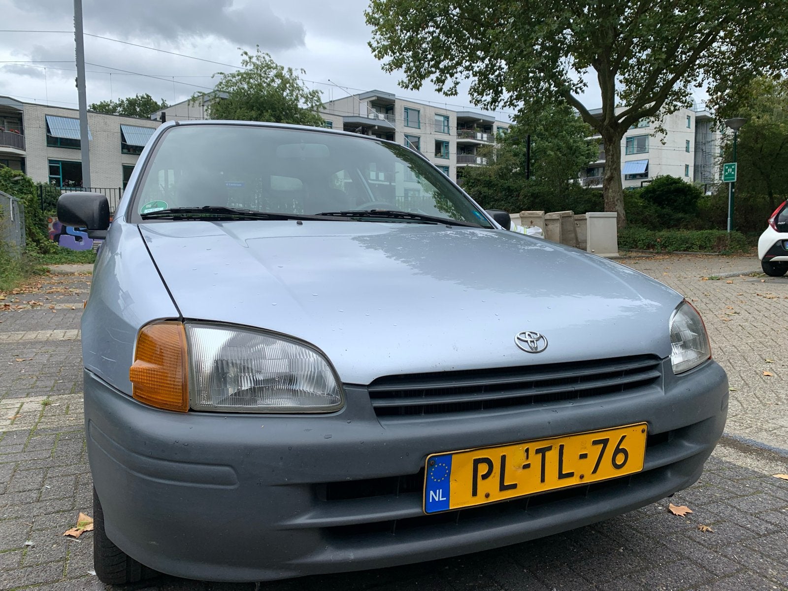Toyota Starlet 1.3 16V 1996 Grijs, 4 cilinders, Starlet, 400 kg, Origineel Nederlands