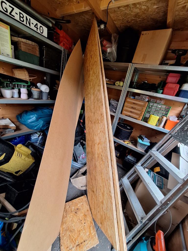 2 OSB platen helemaal nieuw, Ophalen, Nieuw, Hout, 100 mm of meer