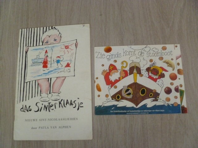 2 “Oudere” / vintage boekjes van Sinterklaas., Diversen, Ophalen of Verzenden, Gebruikt