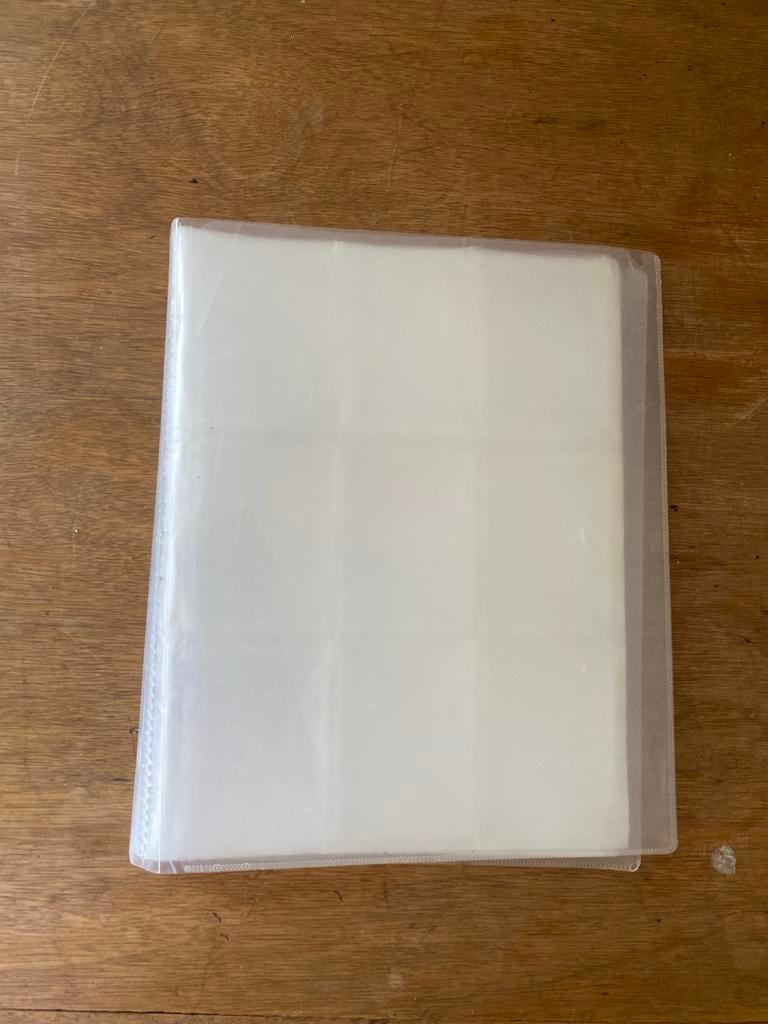 Transparante verzamelmap voor kaarten of stickers, Verzamelen, Ophalen of Verzenden