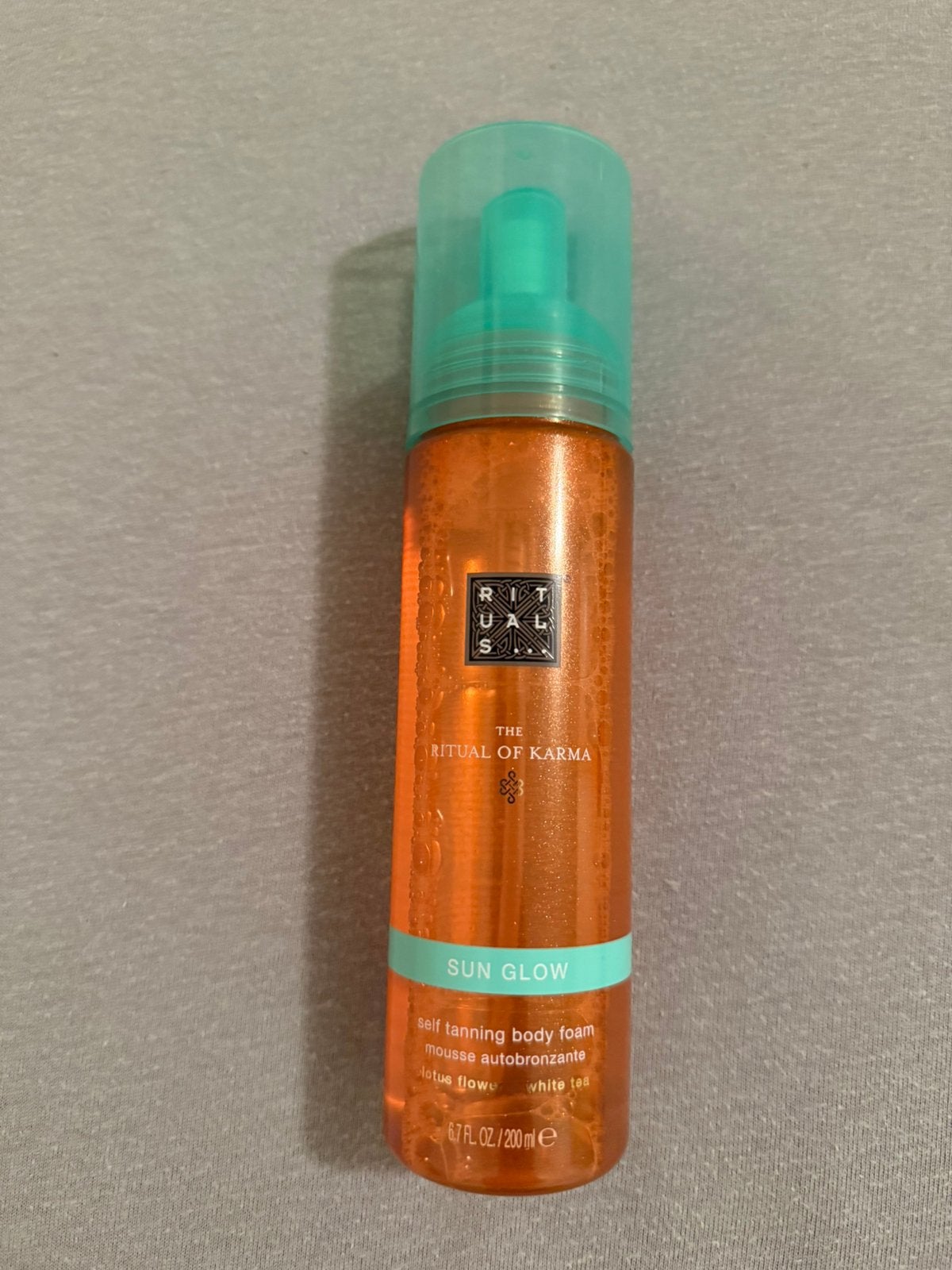 Rituals karma self tanning body foam, Ophalen of Verzenden, Zo goed als nieuw, Bad & Douche