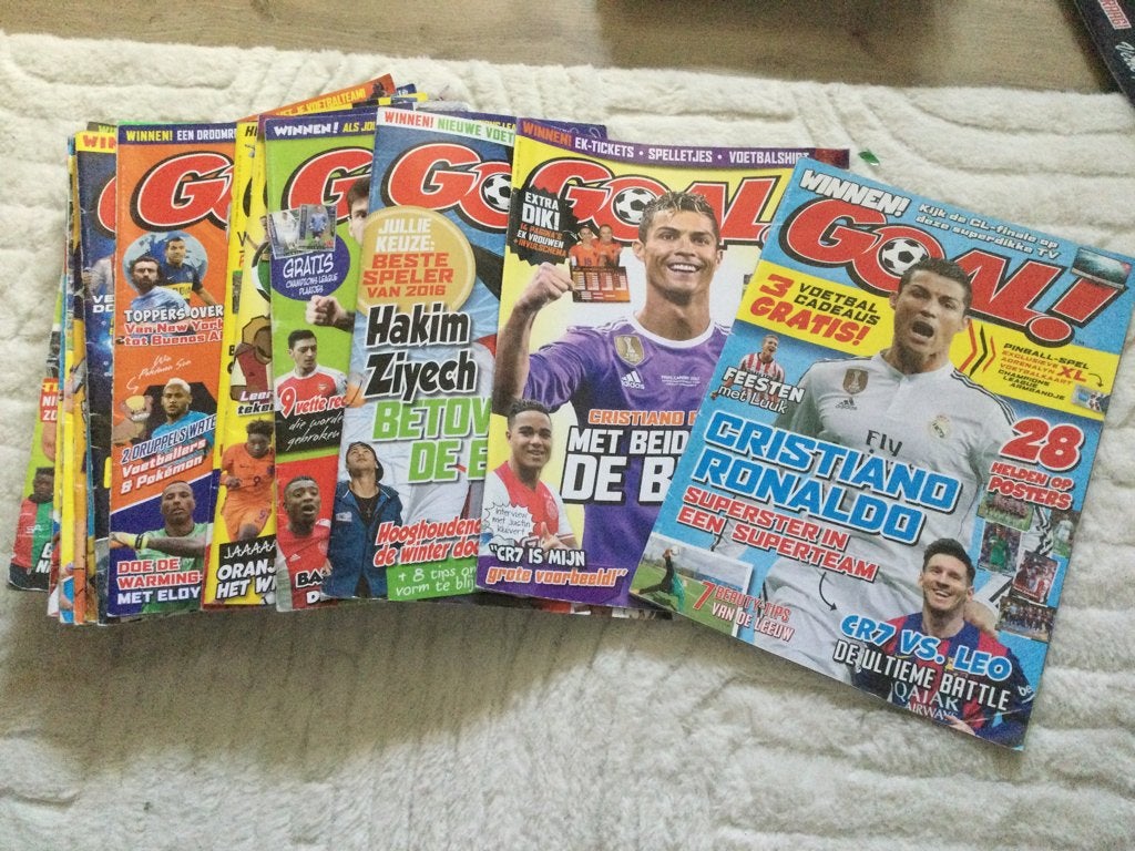 Tijdschriften voetbal, Ophalen, Zo goed als nieuw, Buitenlandse clubs, Boek of Tijdschrift