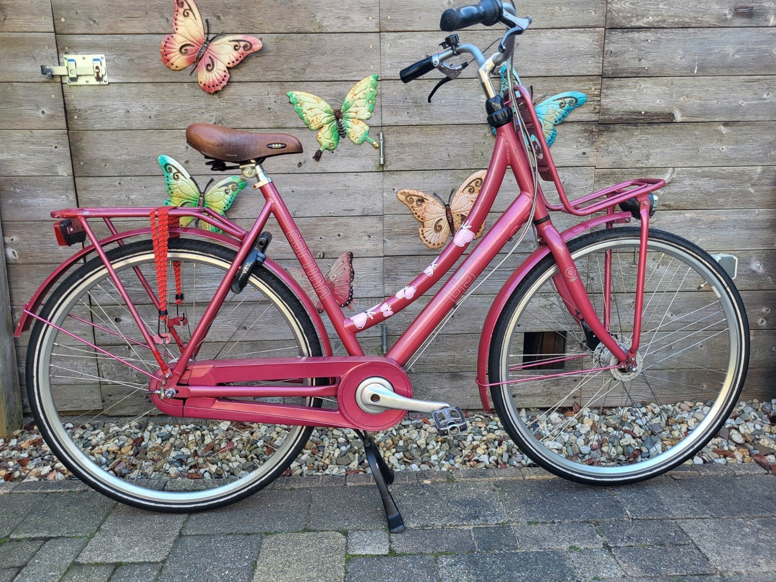 28 inch Cortina Transportfiets, 53 tot 56 cm, Ophalen, Zo goed als nieuw, Versnellingen