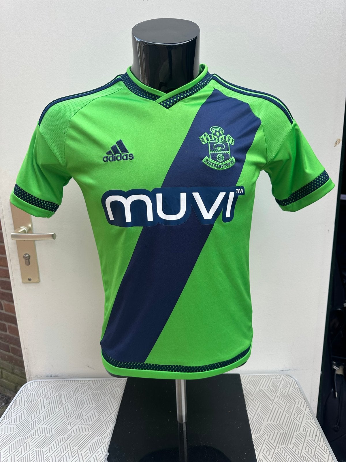 Adidas Southampton FC Uitshirt 2015/2016 - Kids Maat L/160, Maat L, Ophalen of Verzenden, Gebruikt, Shirt
