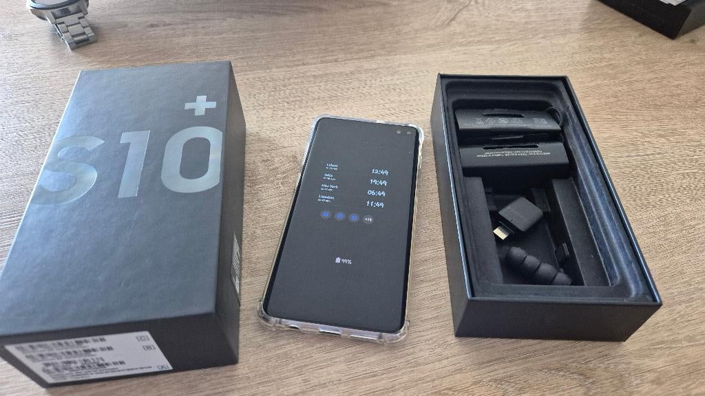 smartphone Samsung Galaxy S10 plus, Telecommunicatie, Mobiele telefoons | Samsung, Gebruikt, Zwart, Touchscreen, Ophalen of Verzenden