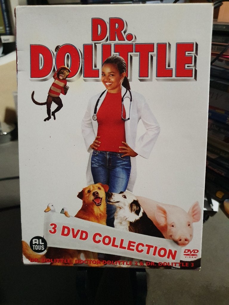 dr. Dolittle - 3DVD collection Eddie Murphy, Alle leeftijden, Ophalen, Zo goed als nieuw, Actiekomedie