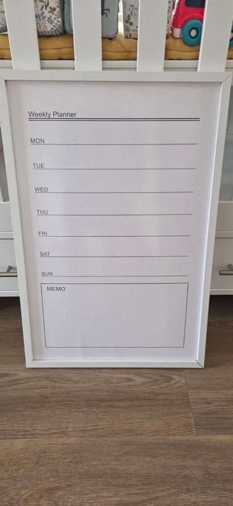 Week planner, Ophalen
