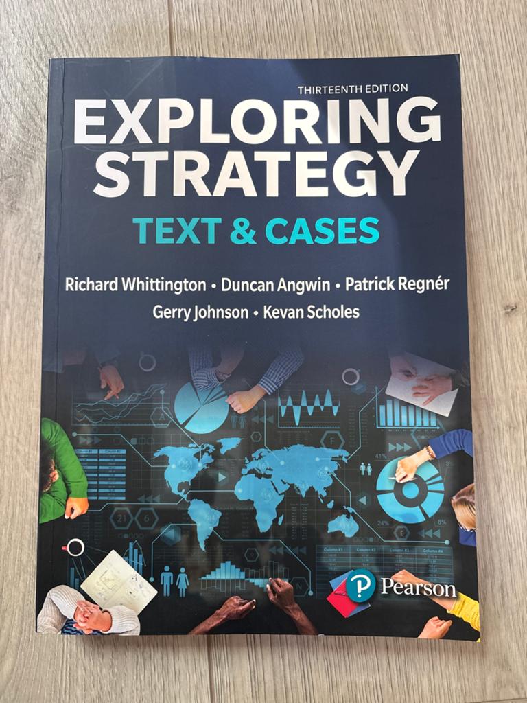 Studieboek Exploring Strategy - Text & Cases (13e editie), Boeken, Studieboeken en Cursussen, Ophalen of Verzenden, Gamma, Nieuw
