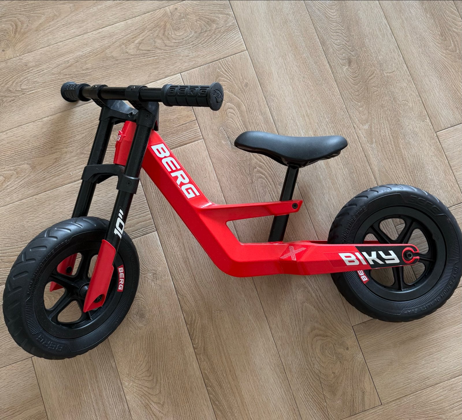 BERG Biky loopfiets rood - 10 inch, Ophalen, Nieuw, Minder dan 16 inch