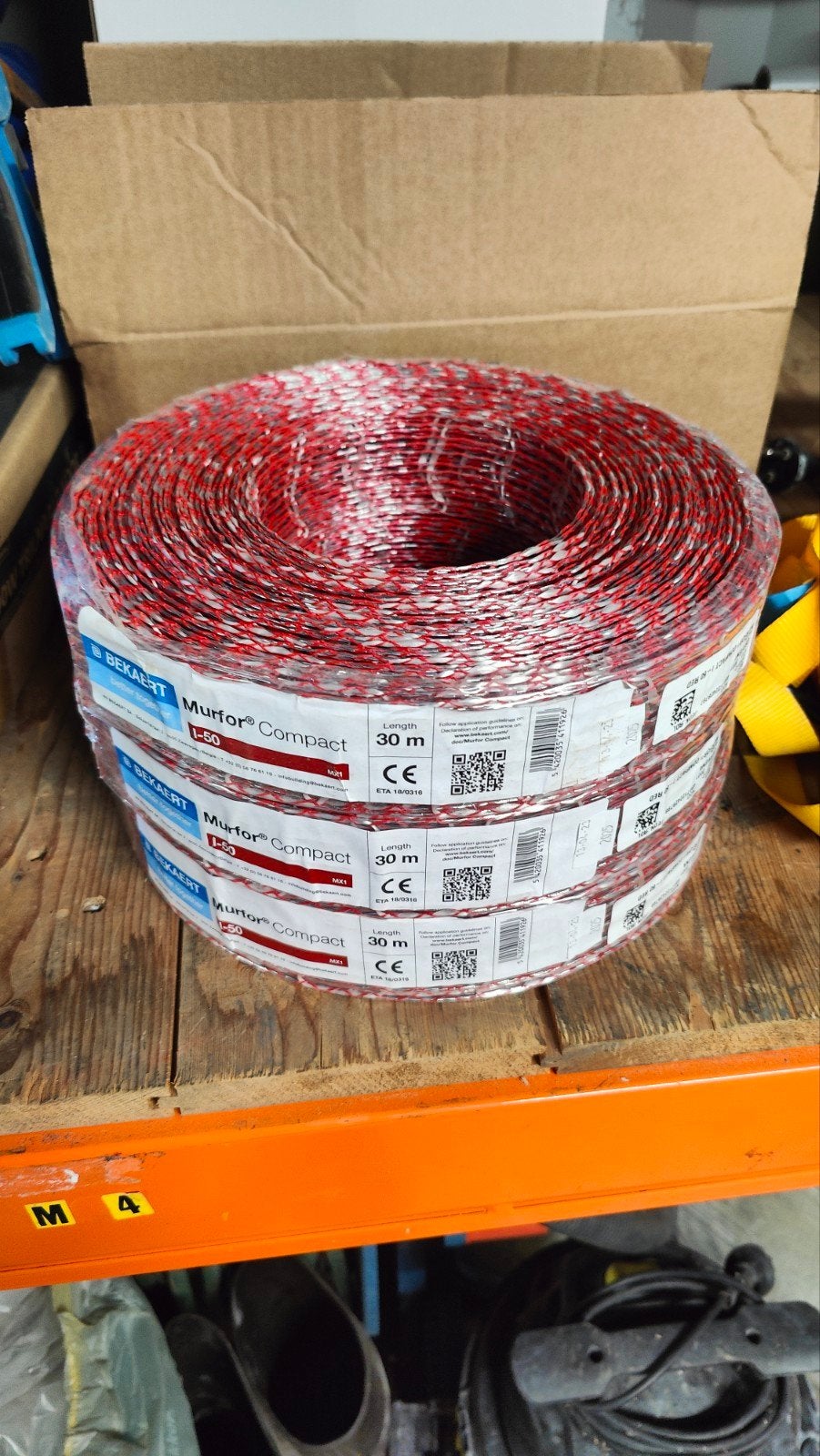 Bekaert Murfor Compact I-50 wapeningsrol 30m, Ophalen, Nieuw, Kabel of Snoer