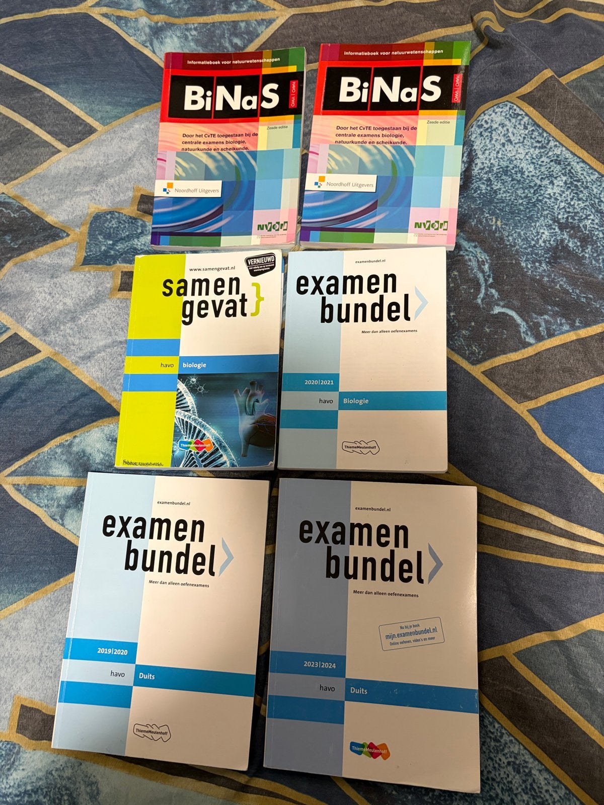 Examenbundels Duits, Biologie, Samengevat & Binas (HAVO), Ophalen, Gelezen, HAVO, Overige vakken