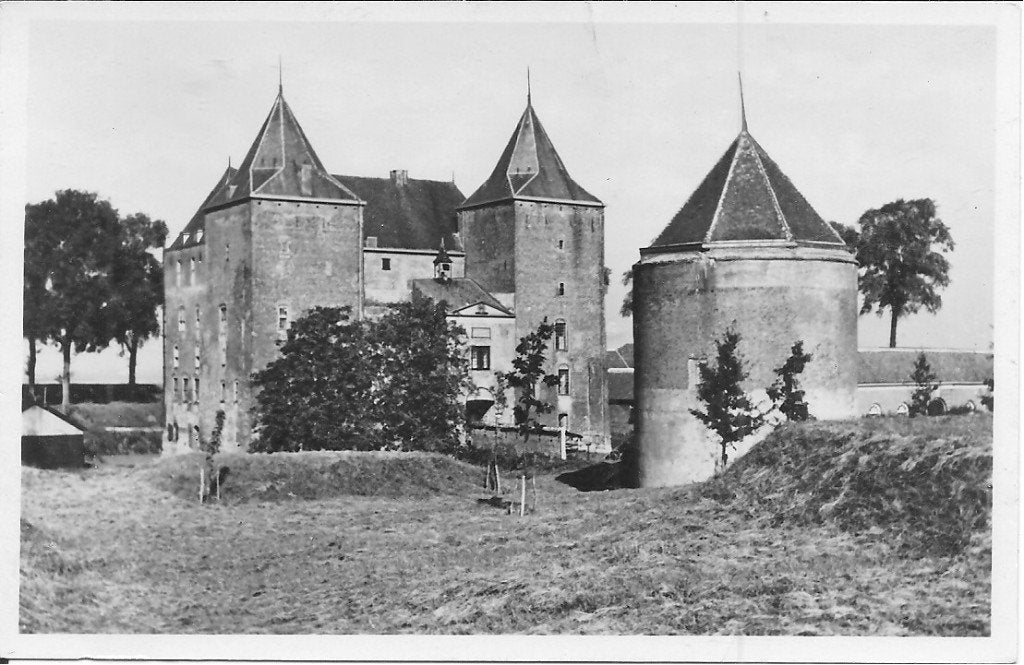 Slot Loevestein Gorinchem., Ophalen of Verzenden, 1940 tot 1960, Ongelopen, Zuid-Holland