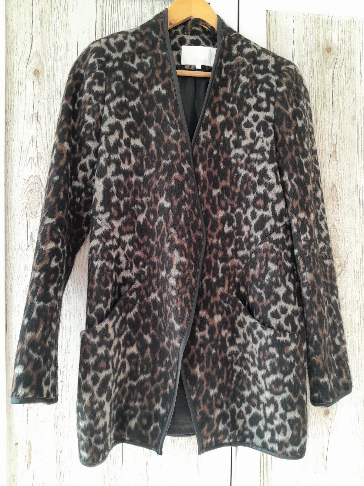 Panterprint jas van Vila maat S, Maat 38/40 (M), Bruin, Vila, Ophalen of Verzenden