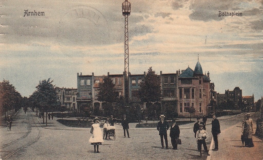 Arnhem Bothaplein, Verzamelen, Ansichtkaarten | Nederland, Verzenden, Voor 1920, Gelopen, Gelderland