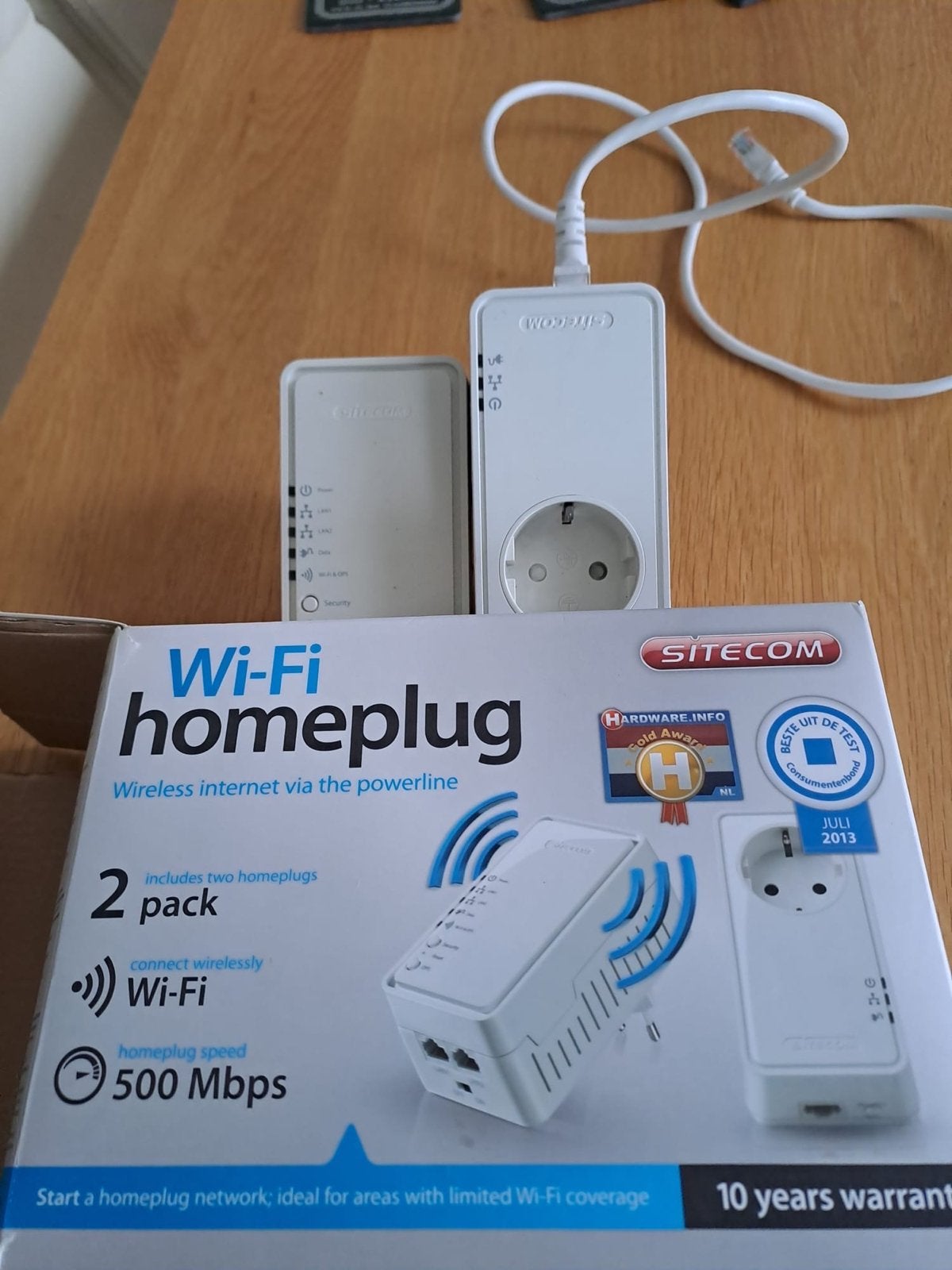 Sitecom Wi-Fi Homeplug 500 Mbps - Nieuw in doos, Ophalen of Verzenden, Nieuw
