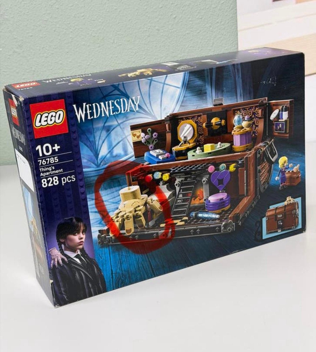 LEGO Wednesday 76785 Thing’s Apartment LETOP Incompleet Set, Lego, Ophalen of Verzenden, Zo goed als nieuw, H
