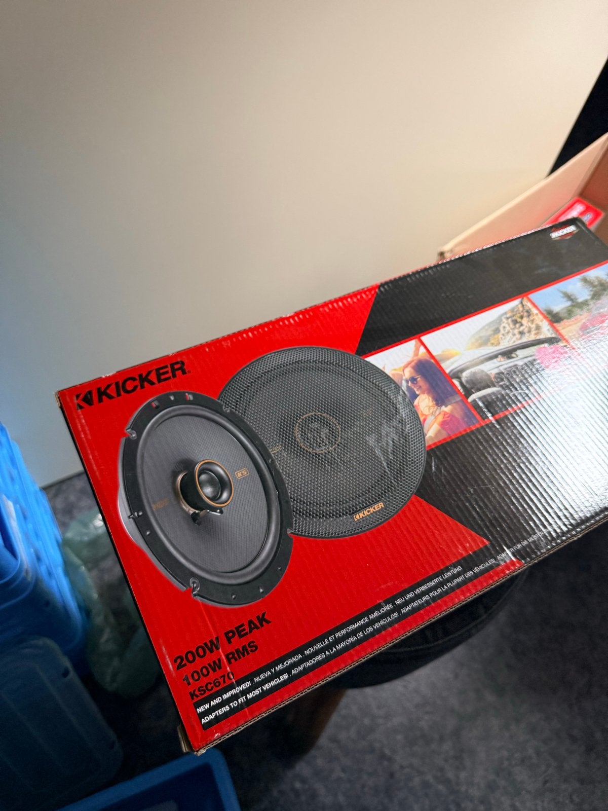 Kicker KSC670 200W Peak 100W RMS Autospeakers, Auto diversen, Ophalen of Verzenden, Nieuw